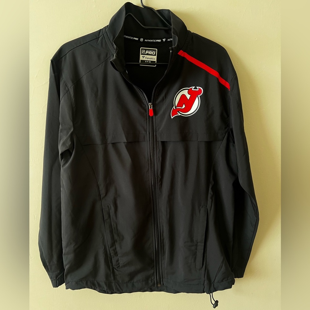 New Jersey Devils Fanatics Branded Authentic Pro Rinkside Full-Zip Jacket